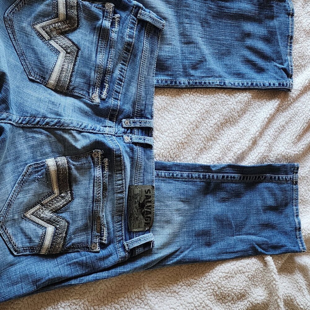 Mens Salvage Brand Jeans